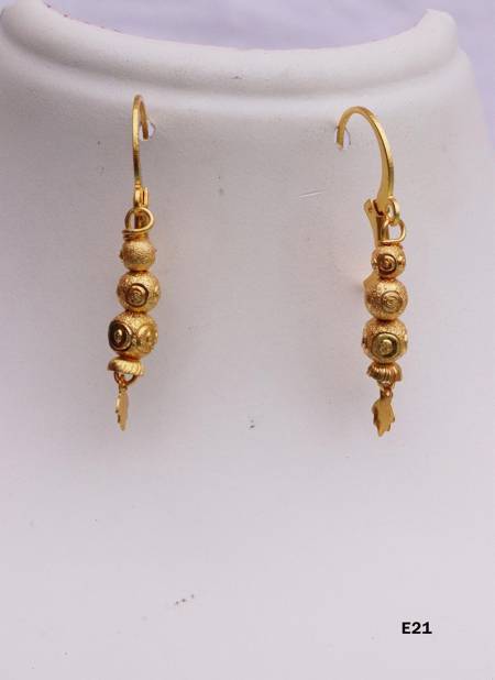 New Exclusive Wear Golden Earrings Collection E21